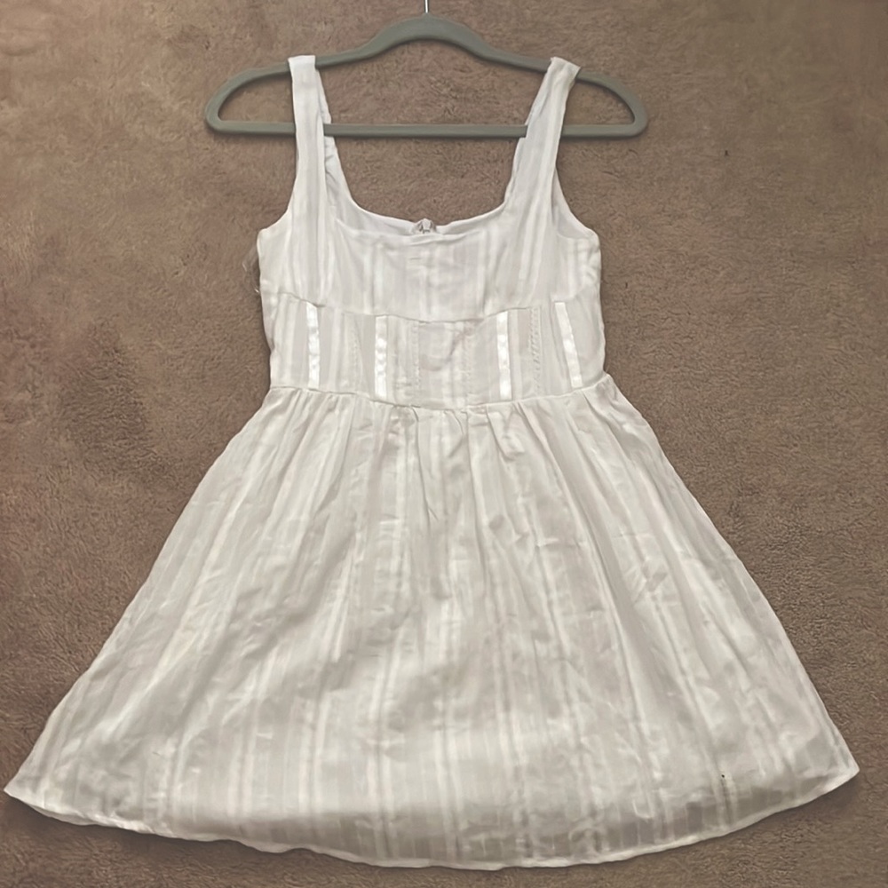 Princess Polly: Lorinda Mini Dress White Petite